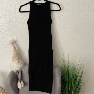 Zara black knee length dress
